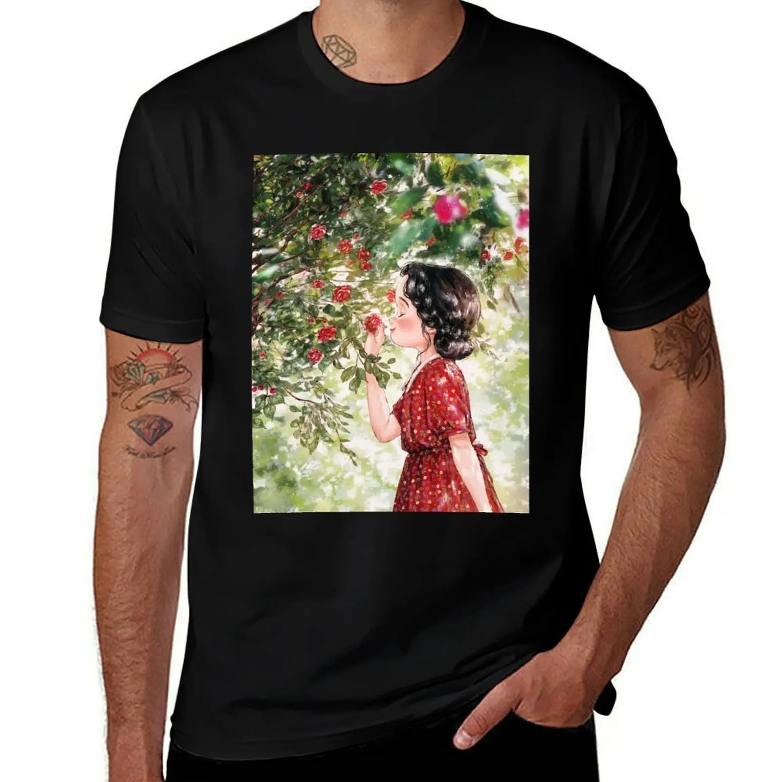 

A Summer Rose T-Shirt custom shirt plain aesthetic clothes essential t shirt mens t shirts