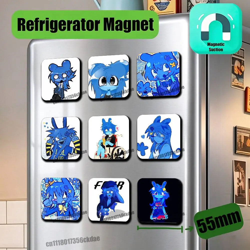 For For BFDI Battle For Dream Island Four Refrigerator Magnets Metal Icebox Cabinet Custom Fridge Magnetic Decoration Cover