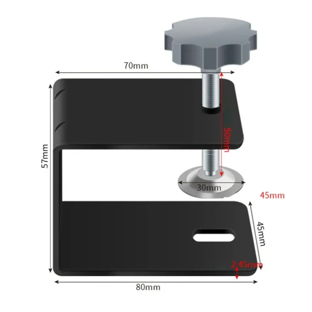 G-shaped Cabinet Installation Clamp Heavy Duty Portable Drawer Panel Mounting Clip Antirust Cast Iron Drawer Fixing Clip