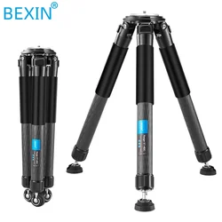 Professional 10 Layers Carbon Fiber Tripod Heavy-Duty Telephoto Lens Load 40kg for Nikon Canon DSLR Digital Camera Video