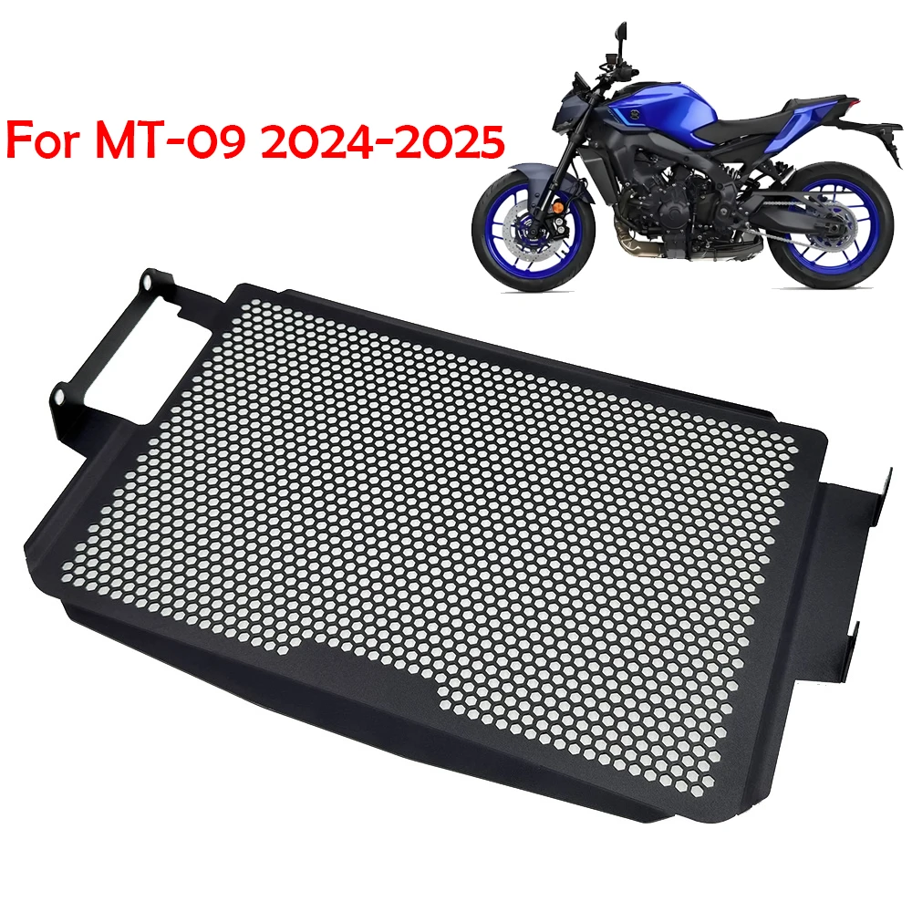 

Motorcycle Radiator Grille Grill Guard Cover Protector Water Tank Protection For Yamaha MT09 MT 09 MT-09 SP 2024-2025