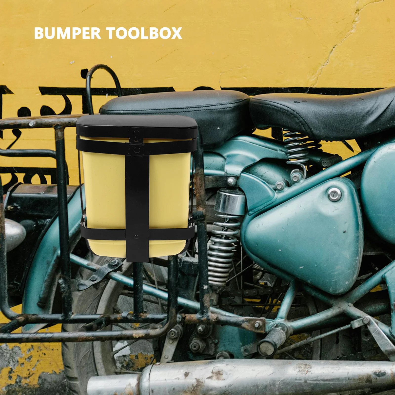 

Motorcycle Tool Box Sturdy Multifunctional Outdoor Storage Case Side Fork Motorbike Storage Accessories Tool Carrier Lock