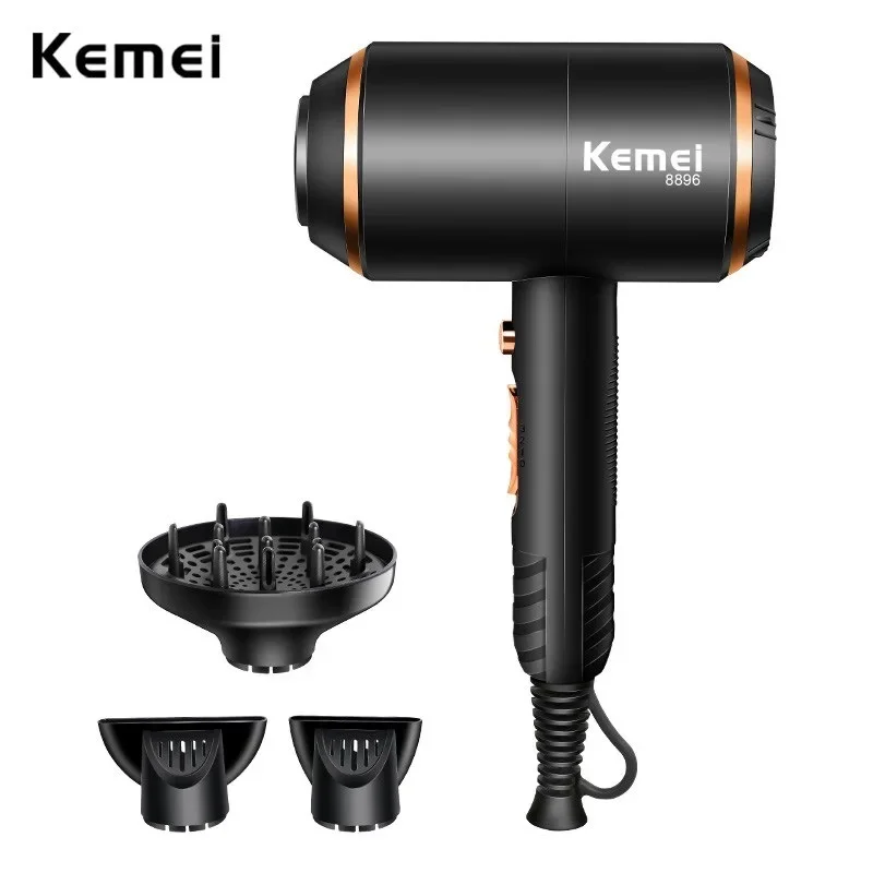 kemei-強力電気ヘアドライヤー-過熱保護システム搭載-新型ヘアドライヤー-髪のダメージなし-水イオンヘアドライヤー