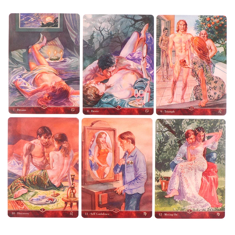 36PCS/Box Sexual Magic Oracle Cards Tarot Prophecy Divination Deck Family Party Board Game Fate Card Fortune Telling Game