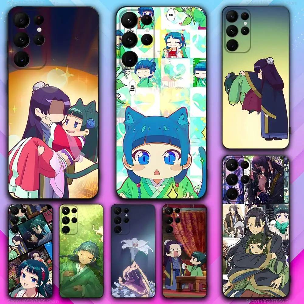 

Apothecary D-Diaries Maomao Phone Case For Samsung S21,S30,S25,S22,S23,S20,S24,Fe,Lite,5G,Ultra,Plus Black Cover