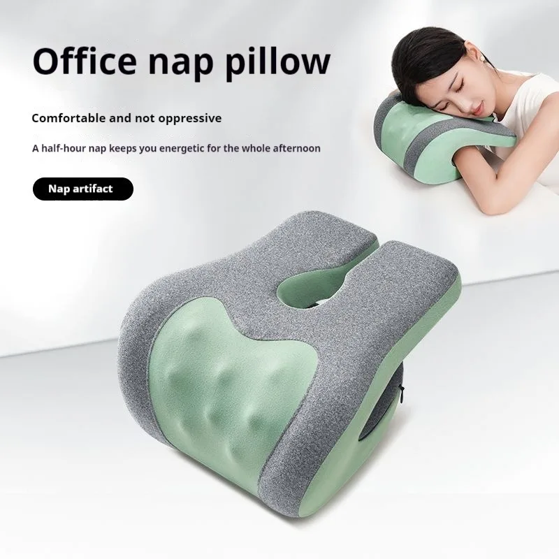 Office Chair Headrest Pillow Head Neck Shoulder Support Cushion Ergonomic Neck Rest Pillow Memory Foam Nap Sleeping Pillow