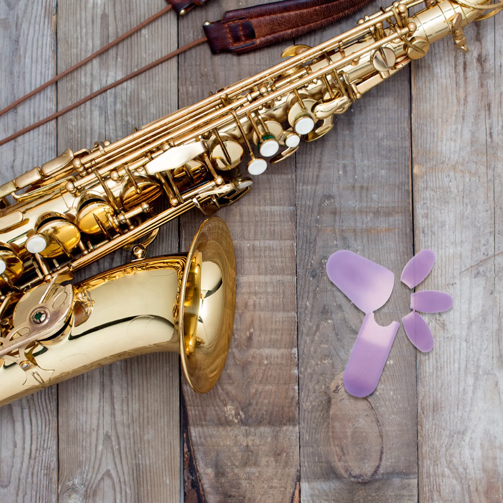 5Pcs Saxophone Thumb Rests Silicone Finger Protectors Purple Ergonomic Support for Students Practice & Rehearsal