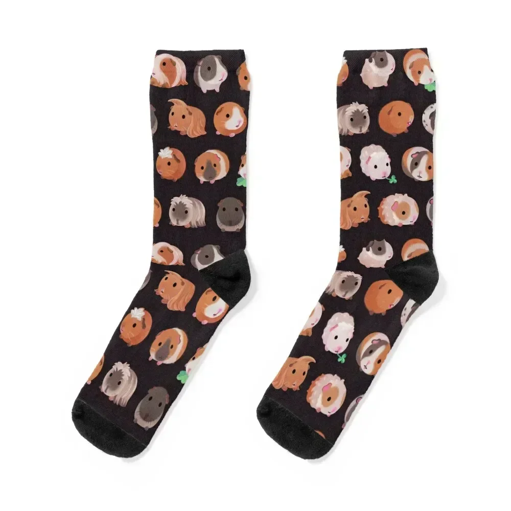 

Guinea pig day - dark Socks cute kids Stockings floor Women Socks Men's winter Non-slip with print Ladies Socks Men's