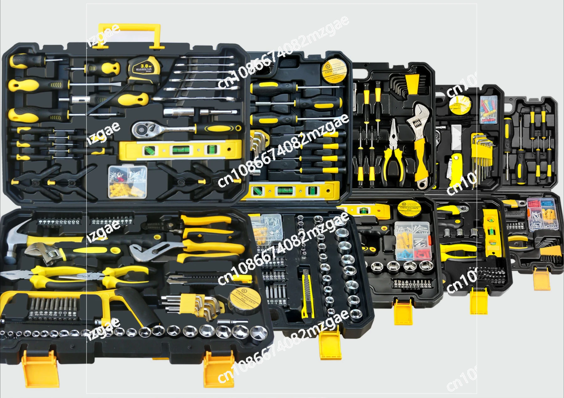 Home multifunctional hardware manual tool set, woodworking combination set, auto repair toolbox