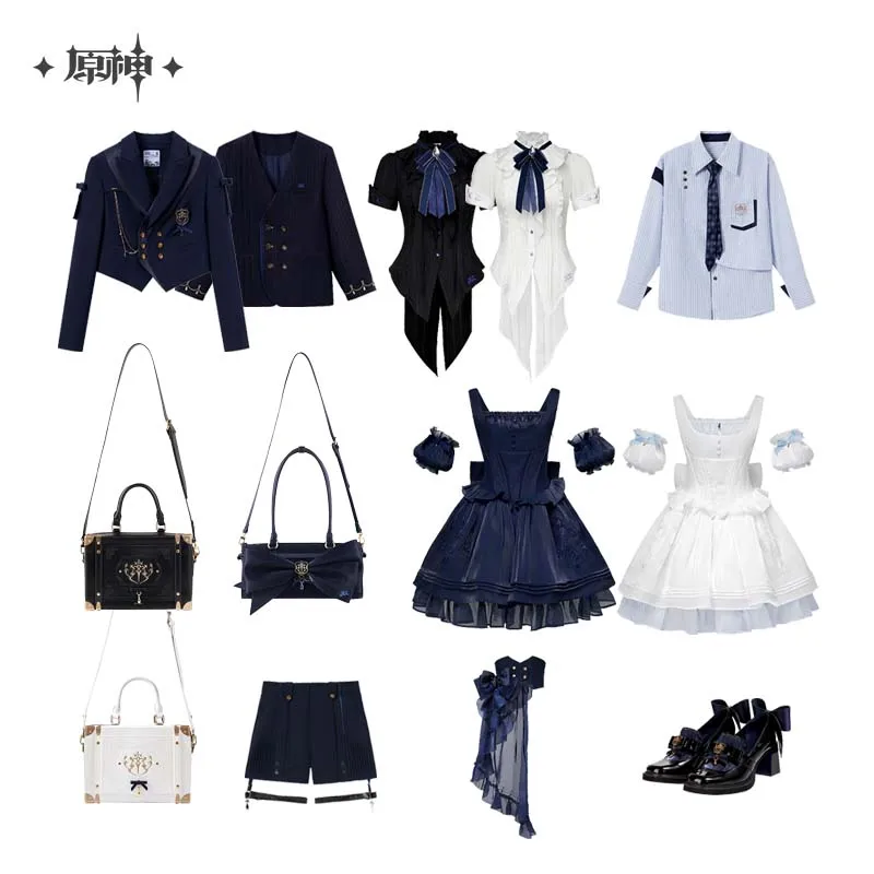 

Sunsyea Genshin Impact Official Merch miHoYo Original Furina Theme Series Clothes