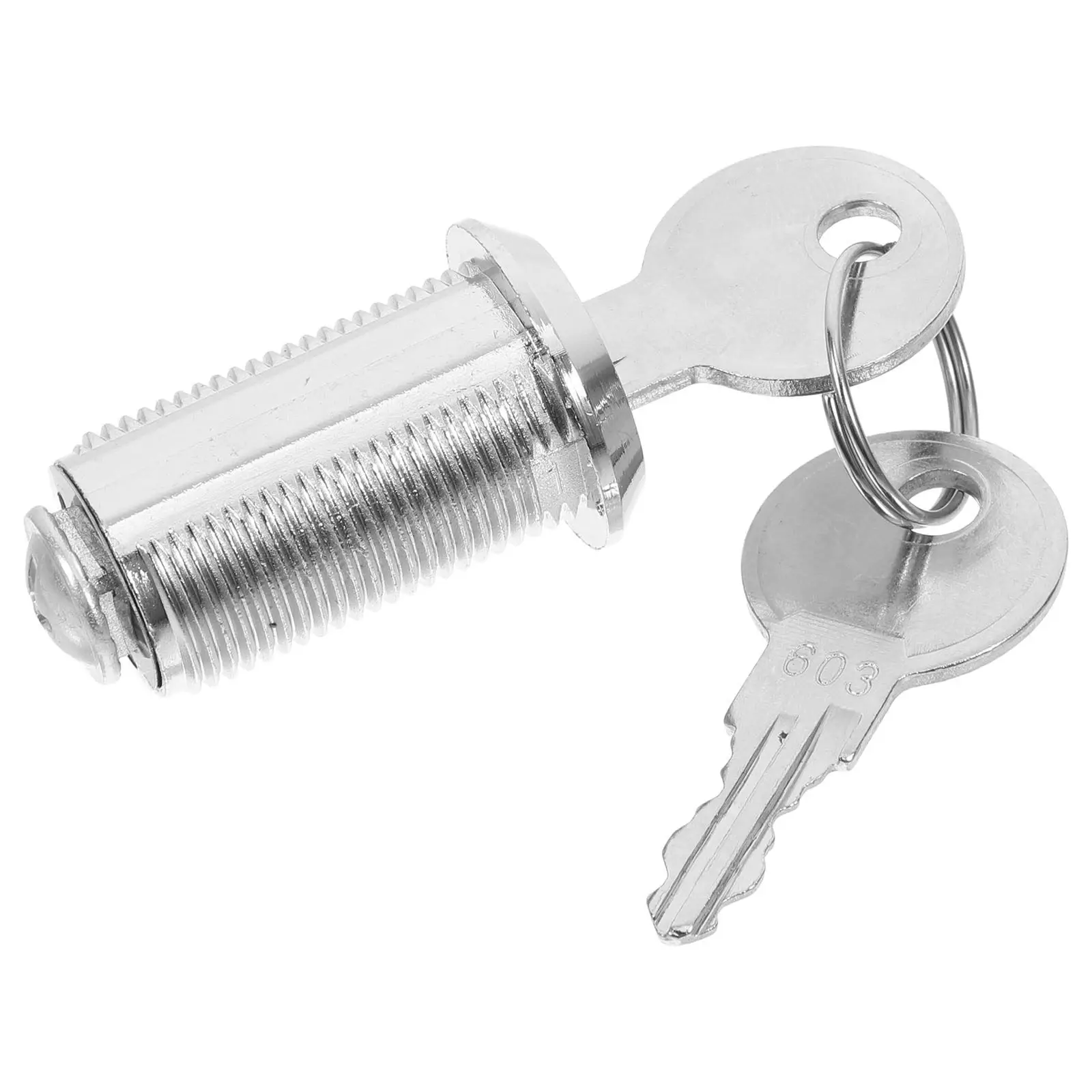 1Set Metal Drawer Lock Head for File Cabinets Rotating Linkage Core Secure Simultaneous Locking Office Pantry Storage Cabinet