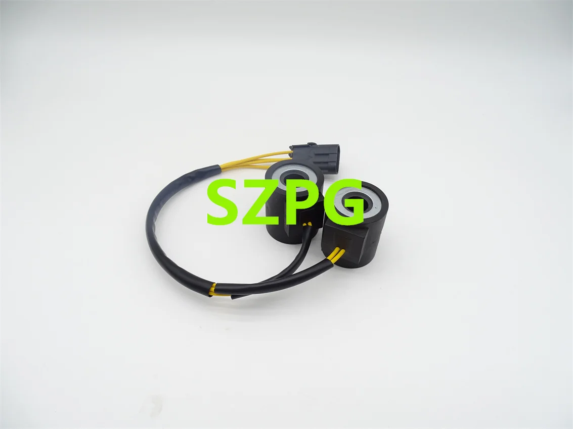 

Катушка электромагнитного клапана экскаватора-погрузчика 12 В AT163475 300D 310D 315D Двойная катушка электромагнитного клапана