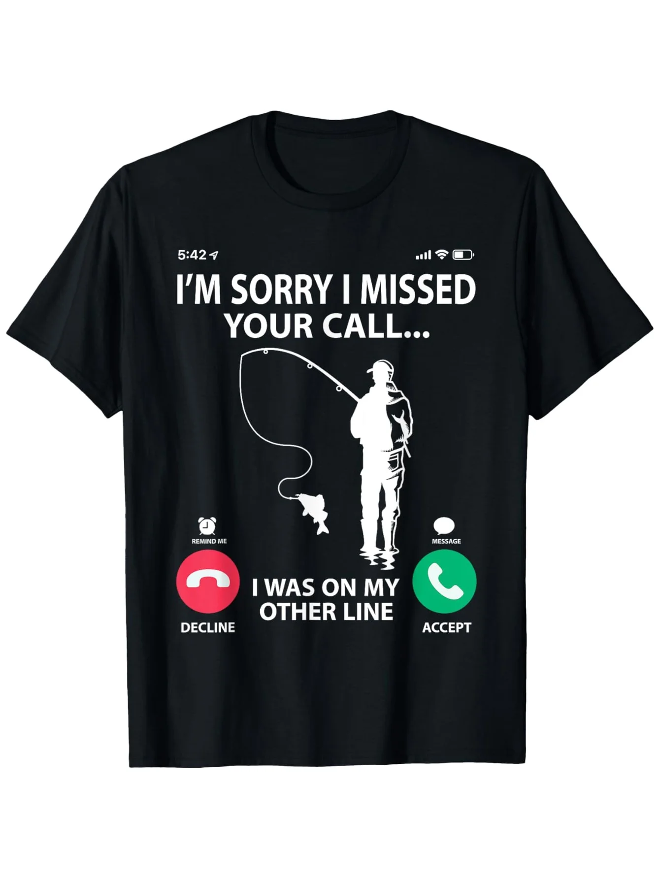 Funny Fishing T-Shirt for & - 