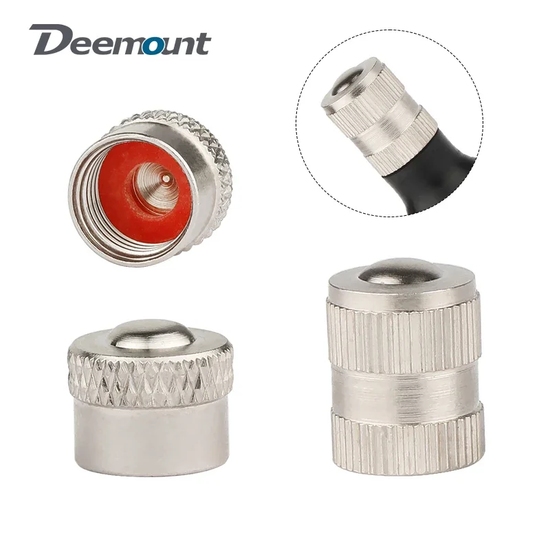 Deemount  AV Shrader Valve Dustproof Cap 8V1 Thread Car Van Electric Scooter Bike Tire Nozzle Cover Bicycle Parts