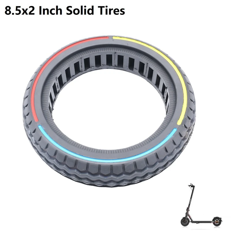 

8.5 Inch Solid Colorful Wheel Tires, Perfect For Xiaomi M365/Pro/Pro 2/1S/3/3 Lite Scooter Replacement