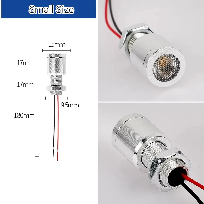 0.5W 1W 1.5W LED Light Source 60 Degree Small Spotlight DC5V 12V 24V Lamp Light Small Equipment Instrument Local Lighting