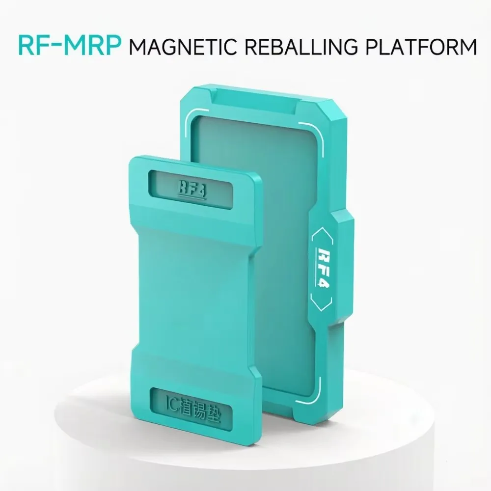 RF4 RF-MRP Planting Tin Pad for Mobile Phones Repair CPU Chip IC Steel Mesh High Temperature Thermal Insulation Silicone Pad