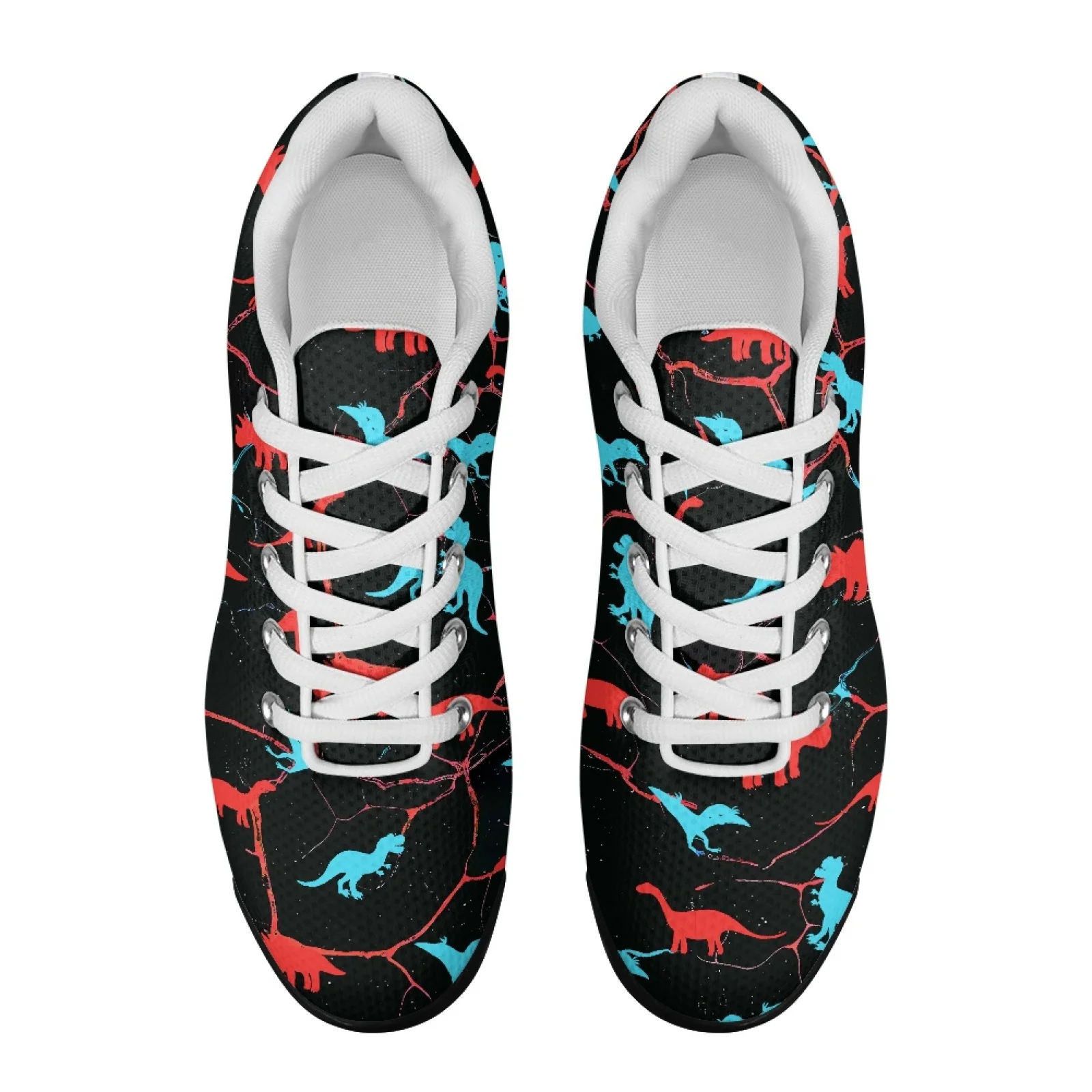 XIXIRIMIDO Air-Cushioned Sneakers Women's Running Shoes Men Commuter Shoe Nurse Shoes Lightweight Breathable Comfort Dinosaurs