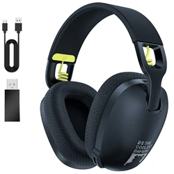 Onikuma Gaming Headset for PS5, PS4, PC, 2.4GHz USB Gaming Headphones with Mic, Ergonomic Design 5.3 Bluetooth Headphones