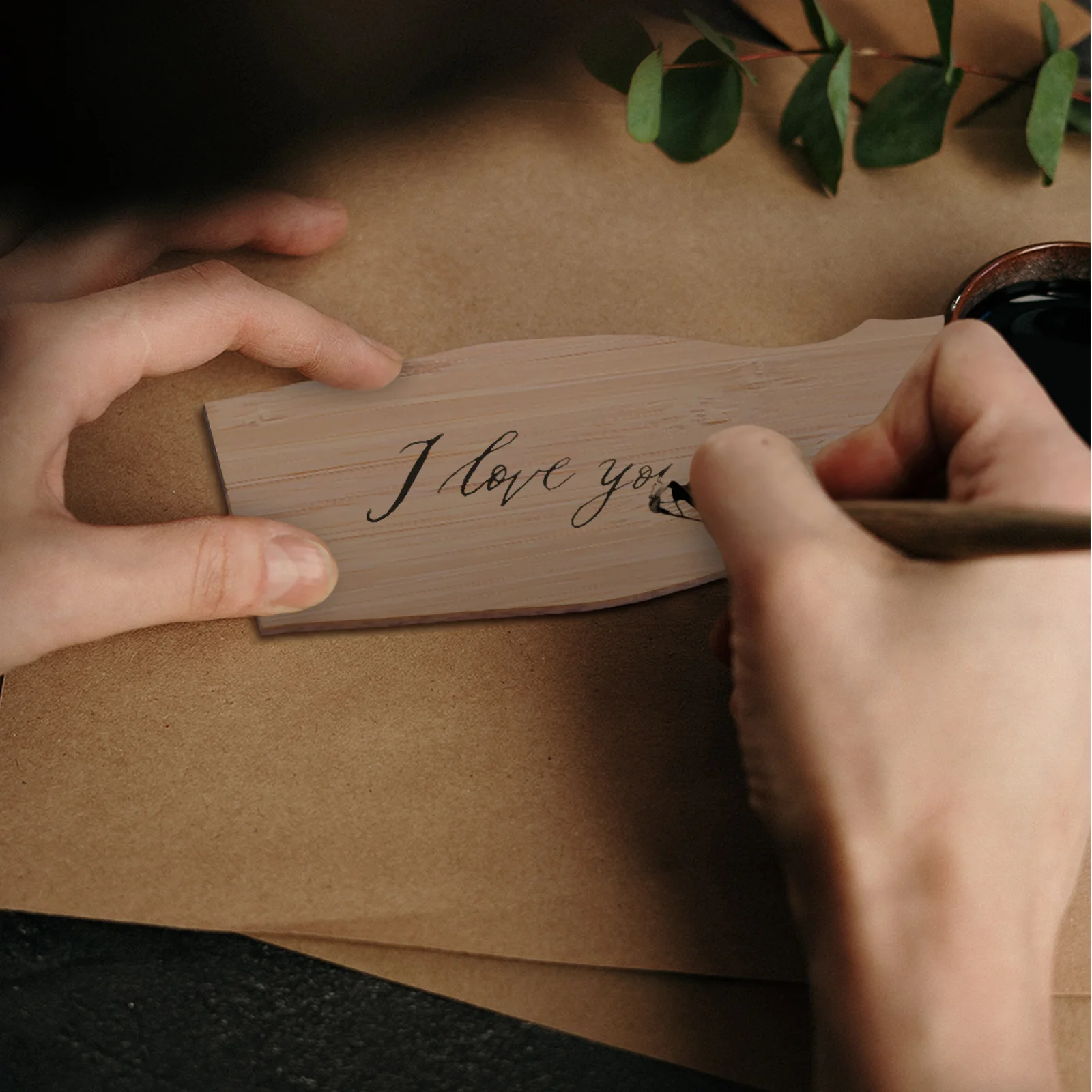 

6Pcs Bamboo Bookmarks Creative DIY Blank Graffiti Student Stationery Gifts for Readers Writers Chinese Culture Lovers