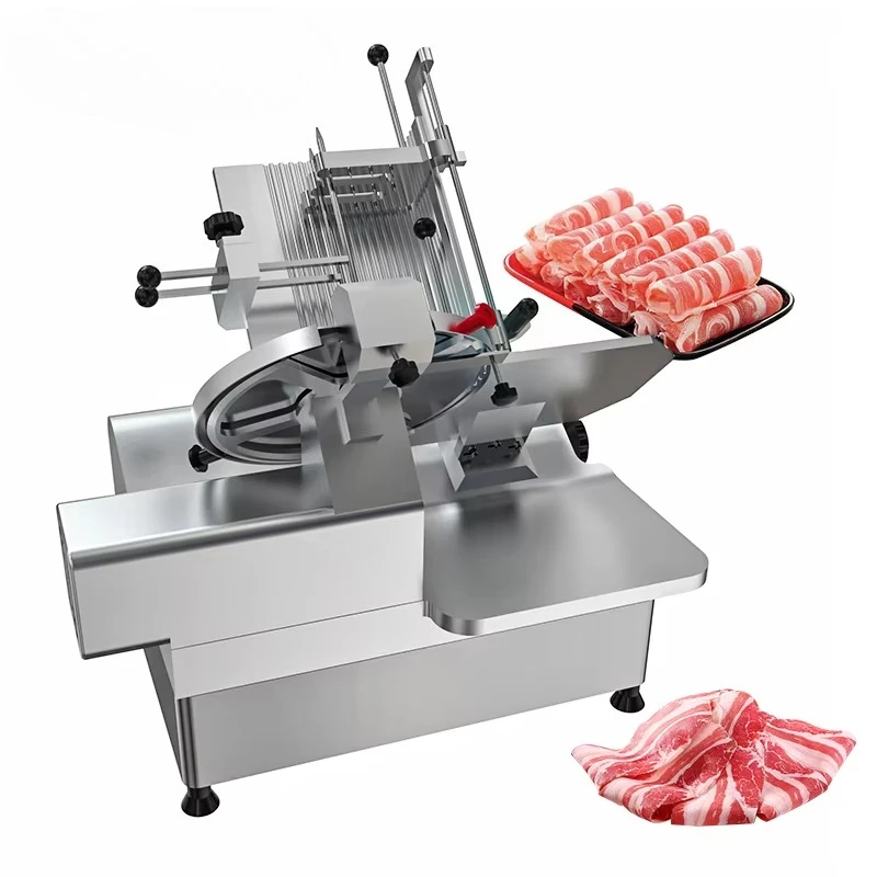 Electric frozen meat cutter ham pork sausage bacon cheese lamb beef