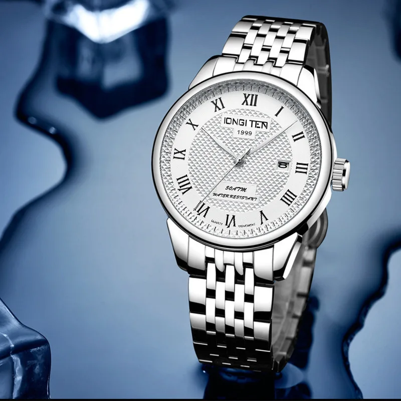 ZH166 นาฬิกาแฟชั่นลําลองสําหรับบุรุษปฏิทินกันน้ํานาฬิกาควอทซ์หน้าปัดขนาดใหญ่นาฬิกาธุรกิจของขวัญนาฬิกาสําหรับผู้ชาย