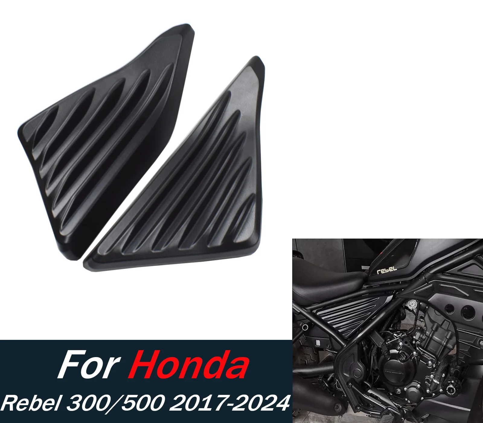 

CMX300 CMX500 боковая рама CPanel для Honda Rebel CMX CM 300 500 2017-2024, защита двигателя мотоцикла, аксессуары для обтекателя ﻿