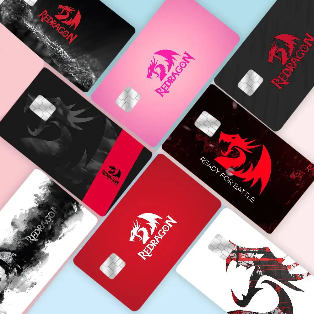 R-Redragon Game Anime Sticker Film Skin Cover Case for Small Large No Chip Debit Credit Card Front Side