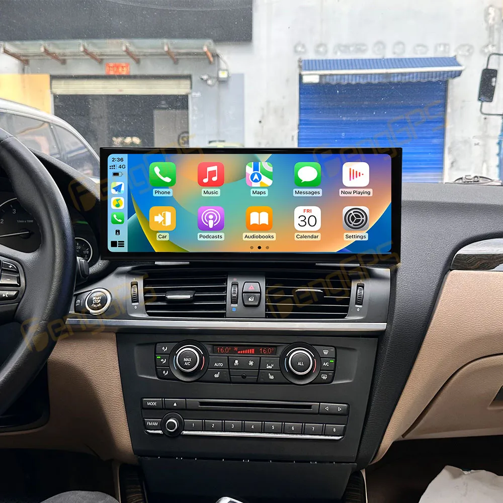 15.8 Inch Android 14 CarPlay Car Radio For BMW X3 X4 2011-2017 Touch Screen Multimedia Player GPS Navigation Head Unit DSP