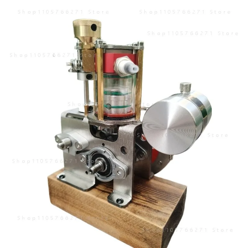 Vertical Water Cooled Engine Model Metal Single Cylinder Four Stroke Internal Combustion Engine DIY Toys Physics Experiment