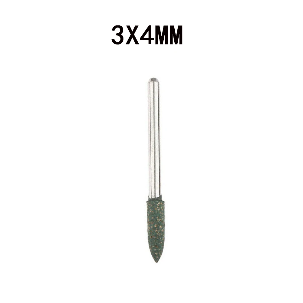Polishing Burrs Improve Your Workpiece Finish with 10pcs 4 12mm Conical Rubber Polishing Burrs for Rotary Tools