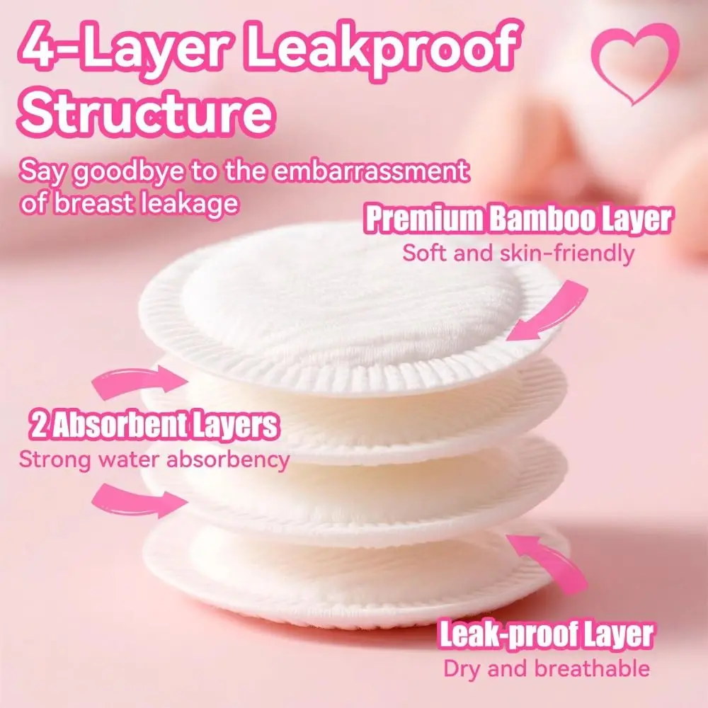 

10 шт., гипоаллергенные прокладки для грудного вскармливания, моющиеся, ультратонкие, сохраняющие сухость, быстро впитывающие, герметичные прокладки для груди, уход за после родом