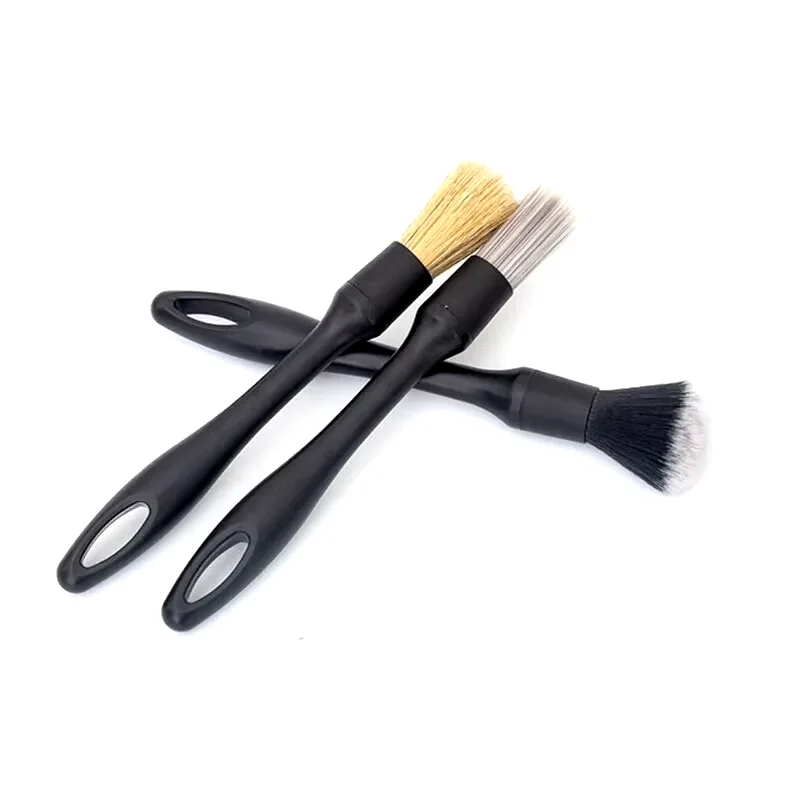 3pcs Cleaning Brush Car Air Conditioning Vent Clean Crevice Sweep Dust Duster Car Interior with Brush Car Wash Tool Set image 3