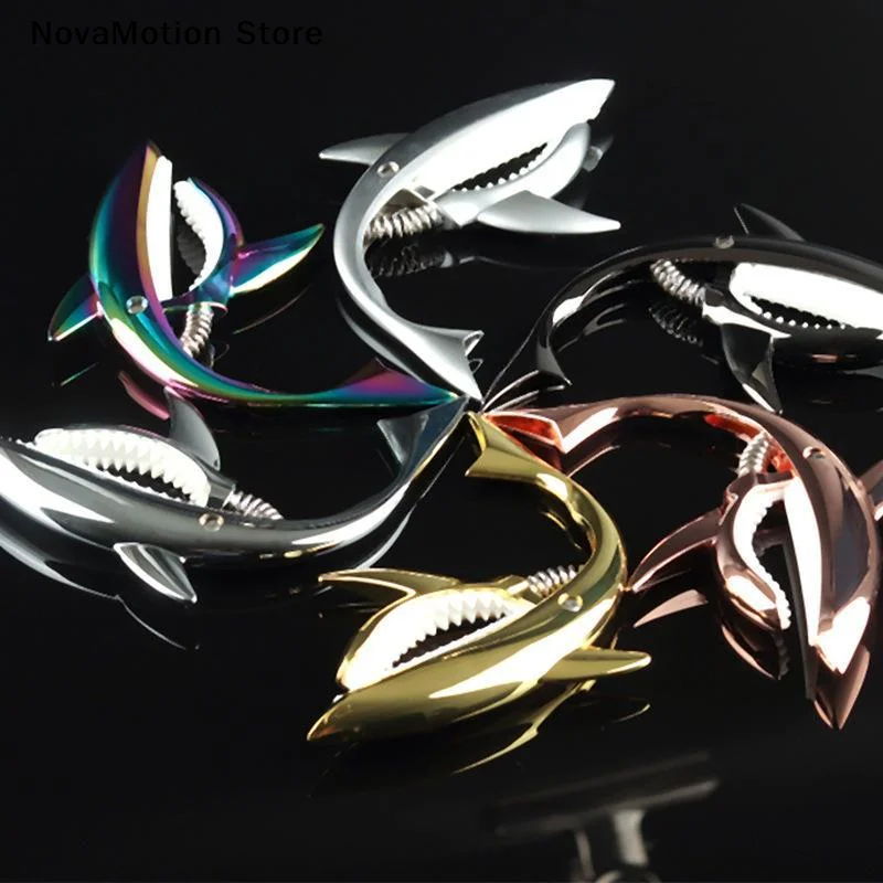 [NM] シャーク型亜鉛合金ギターカポ、クイックリリース滑り - Guitar Capo Clip のレビューと価格