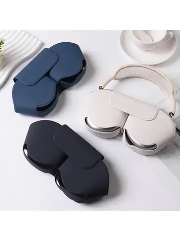 For AirPods Max Case Smart Earphone Protective Cover For Apple AirPods Max Leather Cases Soft Headphone Bags Coque Accessories
