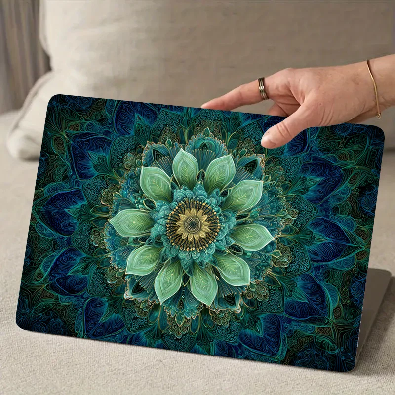 

2Pcs Pattern PVC Laptop Light Beige Sticker, Scratch Resistant DIY Art Case for 13/14/15//16/17 Laptop Scratch Resistant Case,