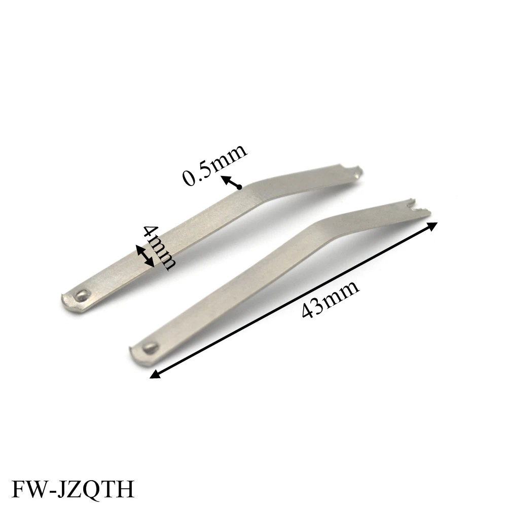 1Pairs Cuticle Trimmer Stainless Steel Flat Spring Small Needle Pliers Spring