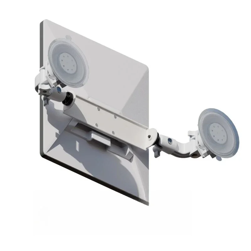 Mini universal joint adjustable star chain roof bracket with large plastic suction cup adjustable car glass curvature