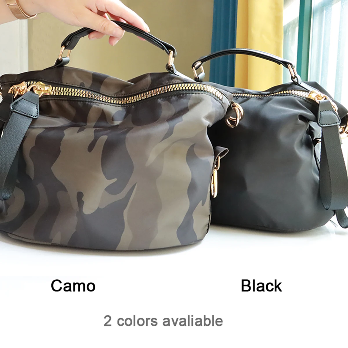 Women Nylon Handbag Anti-theft Casual Lightweight Travel Shopping Shoulder Bag Waterproof Crossbody bag