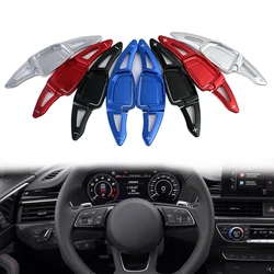 Shift Paddle For Audi RS3 RS4 RS5 RS6 RS7 RS e-tron GT 2021 2022 2023 Car Steering Wheel Extension Shifter DSG Sticker 2PCS