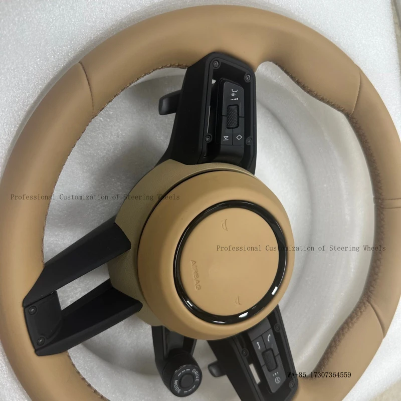 Suitable for Porsche Cayenne, Panamera, 718 carbon fiber steering wheel assembly upgrade, modification of old models to new ones