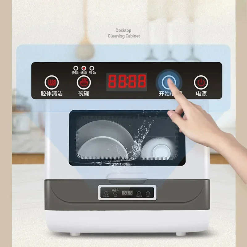 Mini Automatic Dishwasher Drying Dishwasher Machine Free Installation Desktop Dishwasher