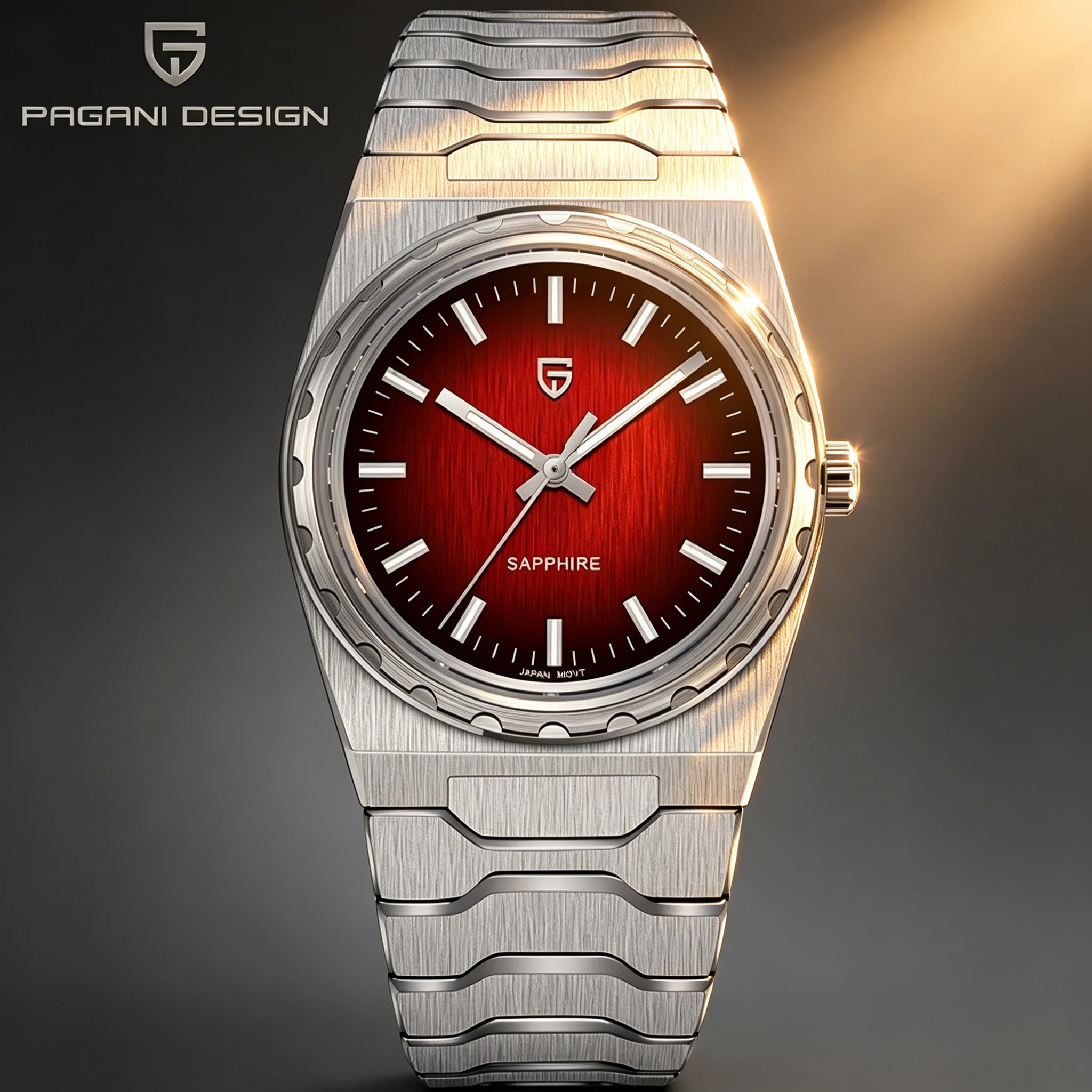 

PAGANI DESIGN New 37mm Men'S Luxury Quartz Watch Vj21 Sapphire Stainless Steel Waterproof 10bar Thin 7mm Luminous C3 2026