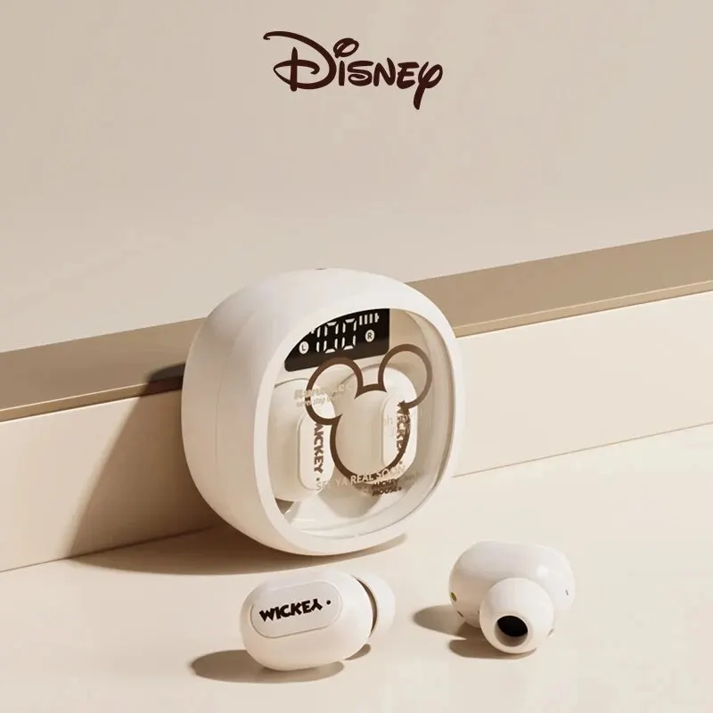 Original Disney QS-HWT02 Wireless In-Ear Headphones Bluetooth 5.3 Long Life HIFI Sound Headphones Sensitive Microphone Earbuds