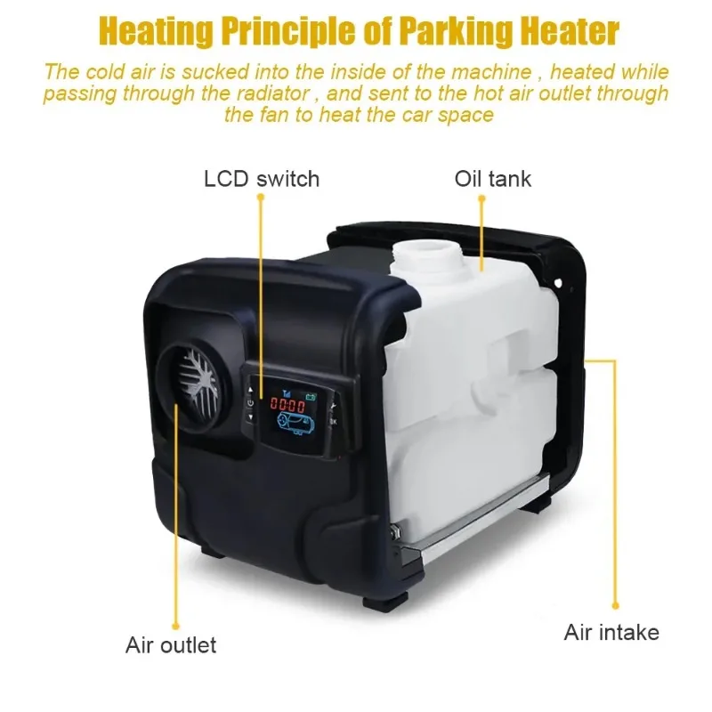 Webasto Dry Low Noise Car Heater Air Diesel Heater 8KW 12V 24V Parking Heater Diesel Autonomous Auxiliary Heating Fuel-operated