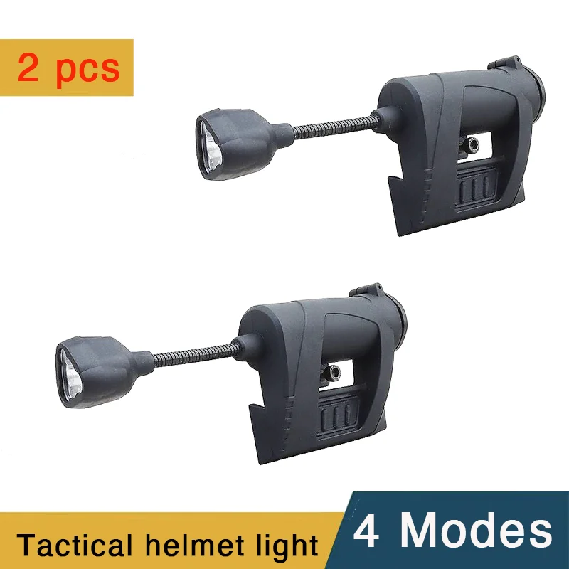 MPLS tactical helmet light, helmet lighting system 4 modes LED helmet light energy-saving flashlight. suitable for hunting