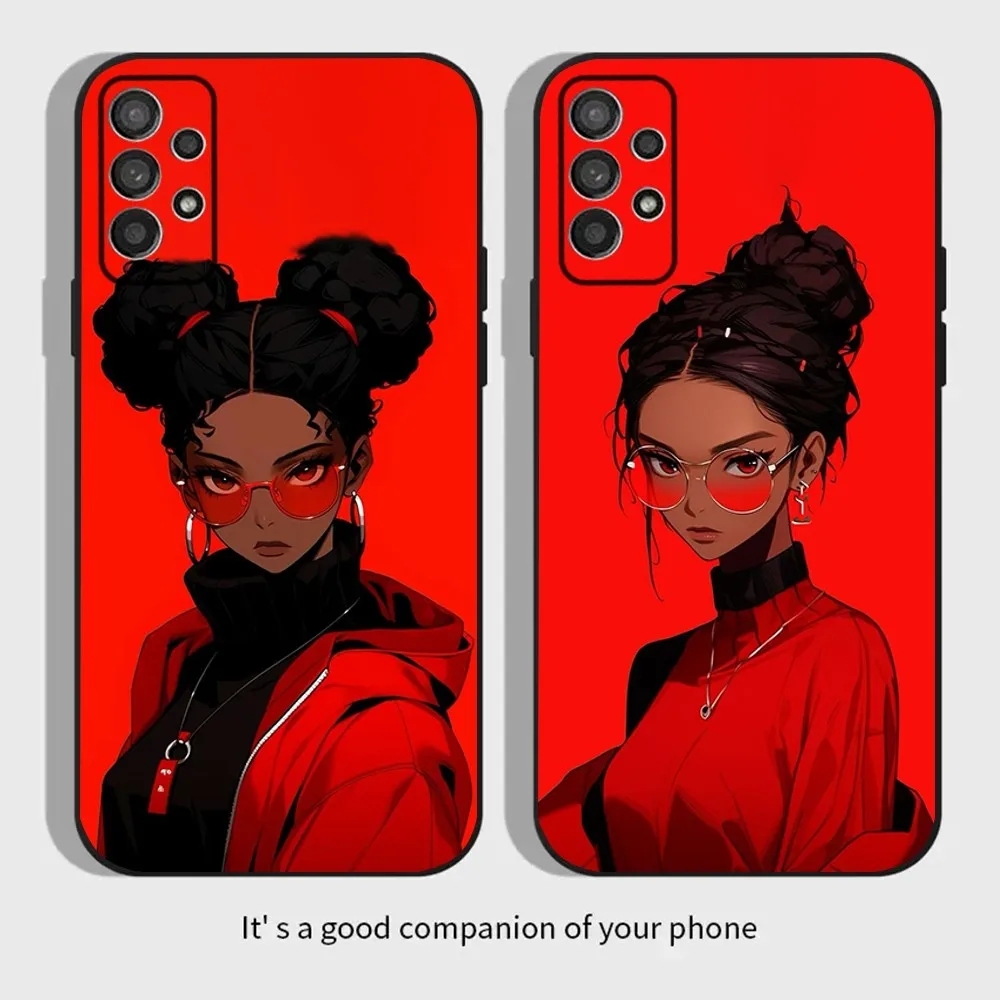 H-Hatchin Michiko Malandro Phone Case For Samsung Galaxy A13,A21s,A22,A31,A32,A52,A53,A71,A80,A91 Soft Black Cover