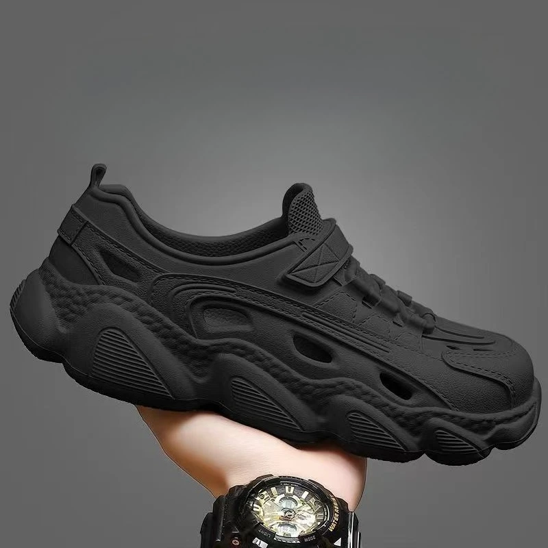 Punta cerrada Trekking deportes con plataforma hombre adulto sandalias venta verano uso diario transpirable Eva Casual comprar zapatos con agujeros para hombres