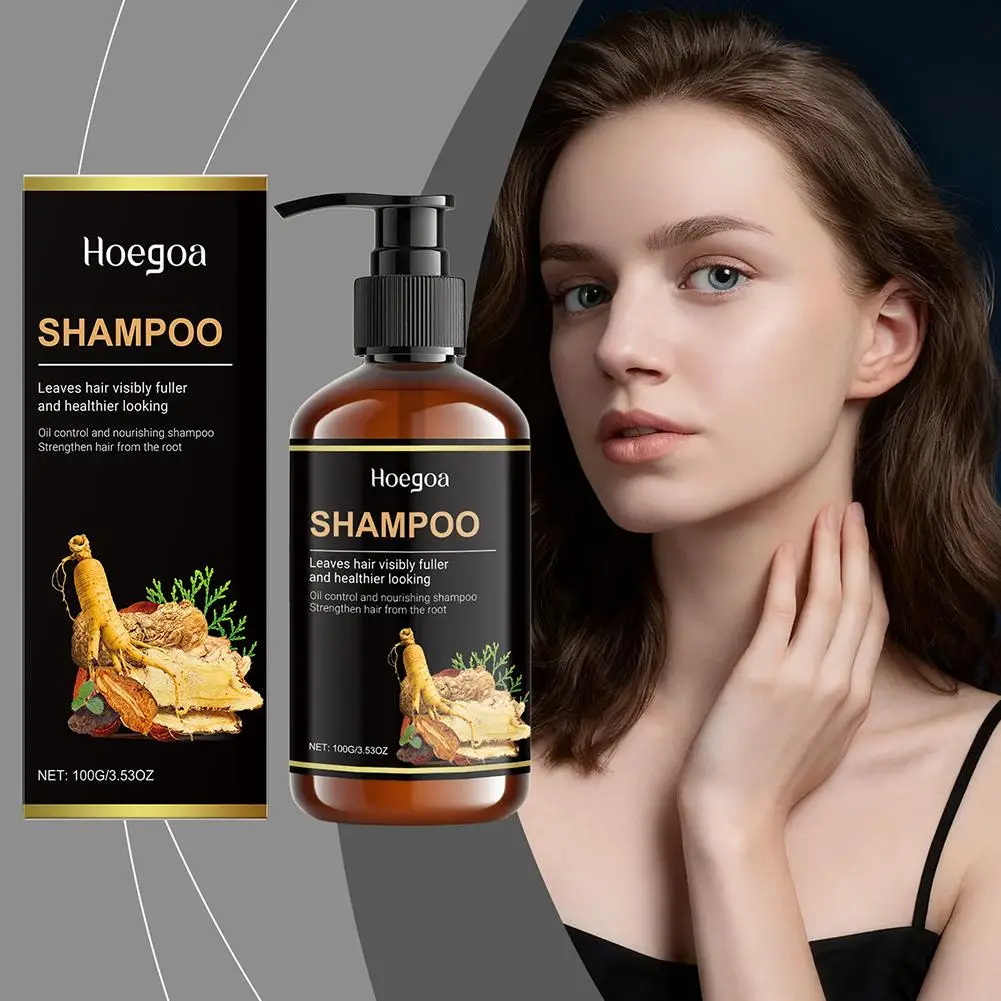 여성용 탈모 방지 샴푸는 손상을 줄이고 두피를 진정시킵니다. 천연 영양을 공급하는 인삼과 생강 샴푸 데일리 헤어 N6L3