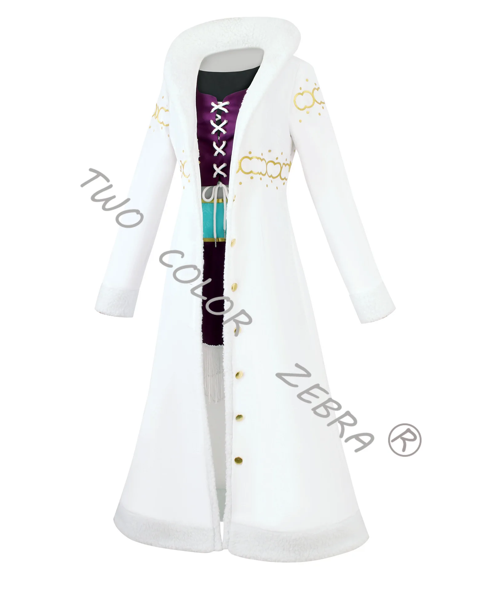 Nico Robin Cosplay Costume Anime One Piece Miss Allsunday Dress Coat Women Fantasy Demon Slayer Punk Outfit Halloween for Adult - view 3